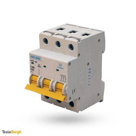فیوز مینیاتوری سه فاز 25 آمپر پارس فانال